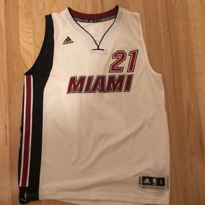 Never worn Hassan Whiteside Miami Heat Jersey